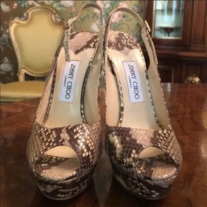Jimmy Choo Python Heels 👠